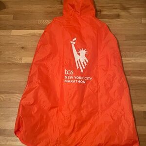 New York Marathon Orange Poncho
